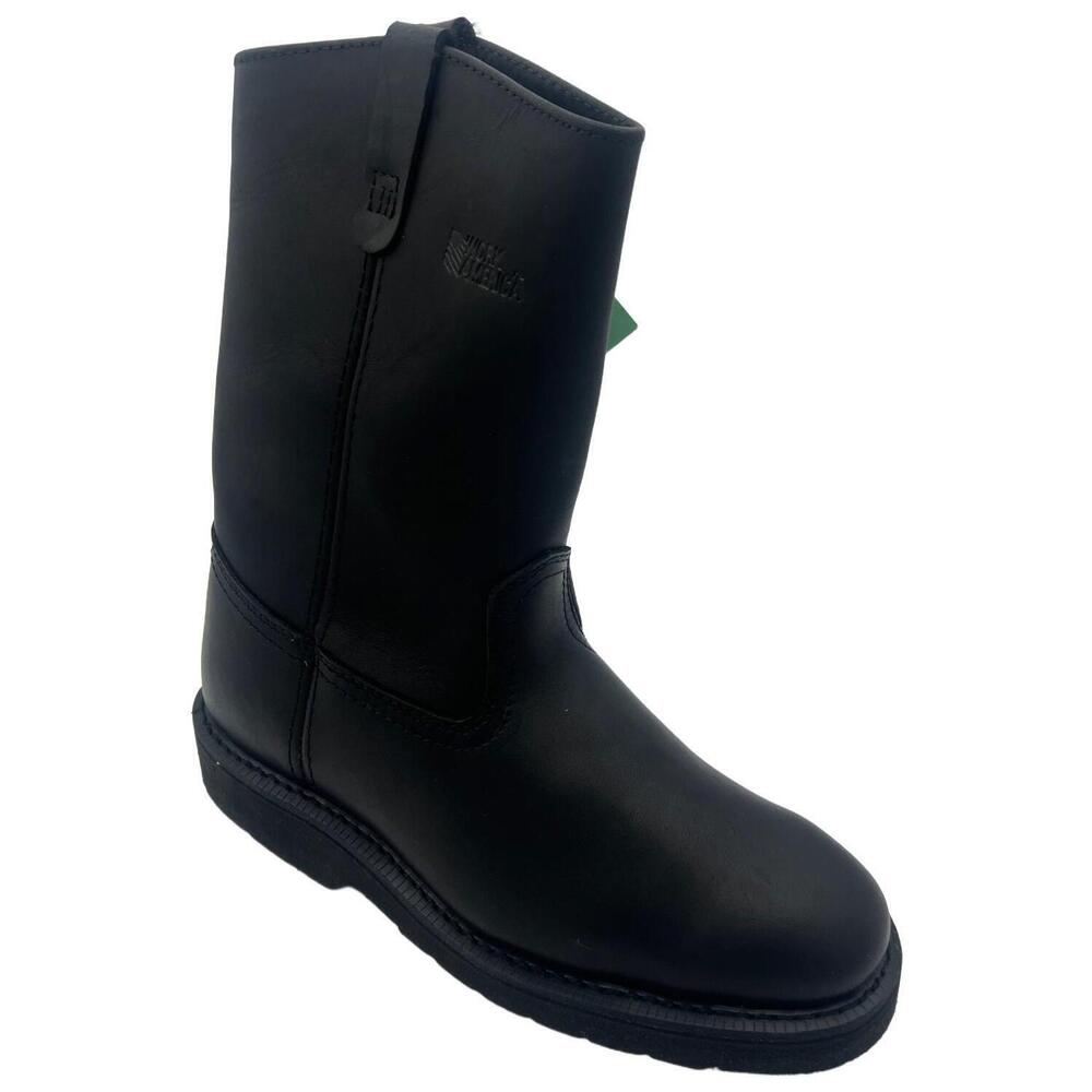 Work America Men's 10-1/2" Work Wellington Boot Black - Medium